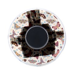 Pattern-with-butterflies-moths On-the-go Memory Card Reader by Ket1n9