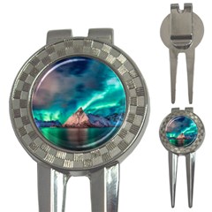 Amazing Aurora Borealis Colors 3-in-1 Golf Divots