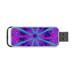 Wallpaper Tie Dye Pattern Portable Usb Flash (two Sides) by Ravend