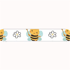 Art Bee Pattern Design Wallpaper Background Small Bar Mat by Vaneshop