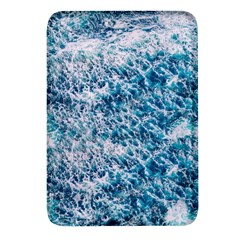 Summer Blue Ocean Wave Rectangular Glass Fridge Magnet (4 Pack) by Jack14
