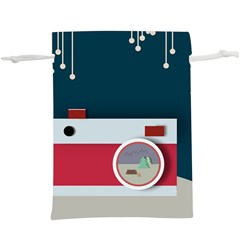 Camera Vector Illustration Lightweight Drawstring Pouch (xl) by Amaryn4rt