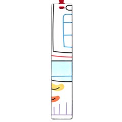 Sketch Line Art Doodles Design Large Book Marks by Grandong