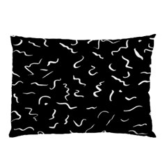 Scribbles Lines Drawing Picture Pillow Case