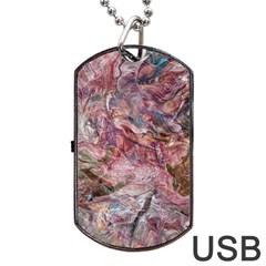 Blended Rivers Dog Tag Usb Flash (two Sides)