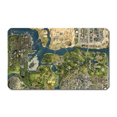 Map Illustration Gta Magnet (rectangular) by Pakjumat