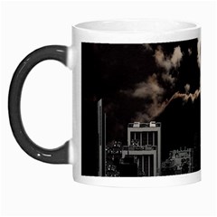 City Night Moon Skyline Skyscraper Morph Mug by Grandong