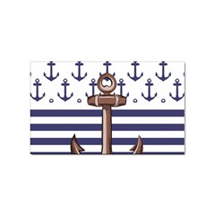 Anchor Background Design Sticker Rectangular (100 Pack) by Apen