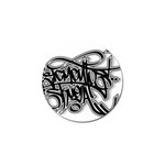 Hip Hop Music Drawing Art Graffiti Golf Ball Marker (10 pack) Front