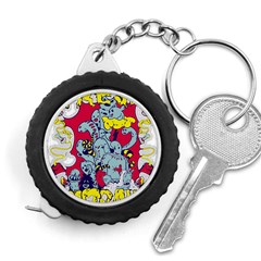 Fresh Urban Cartoon Monster Illustration Cartoon Character Text Measuring Tape
