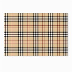 Burberry, Checker, Clothes, Fashion, Pattern Postcards 5  X 7  (pkg Of 10)