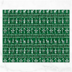 Wallpaper Ugly Sweater Backgrounds Christmas Rectangular Jigsaw Puzzl by artworkshop