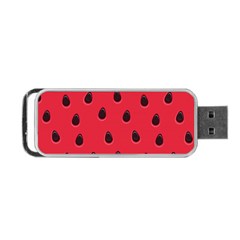 Seamless Watermelon Surface Texture Portable Usb Flash (two Sides)