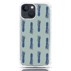 Blue King Pineapple  Iphone 13 Mini Tpu Uv Print Case