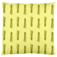 Yellow Pineapple Standard Premium Plush Fleece Cushion Case (two Sides) by ConteMonfrey