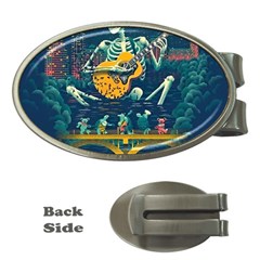 Grateful Dead Singing Skeleton Money Clips (oval) 