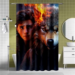 Be Fearless Shower Curtain 48  X 72  (small)  by Saikumar