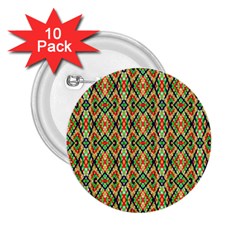 Pattern Design Vintage Abstract 2 25  Buttons (10 Pack) 