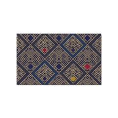 Pattern Flower Design Sticker Rectangular (100 Pack) by Ravend