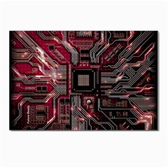 Chip Retro Technology Postcard 4 x 6  (pkg Of 10) by Cendanart