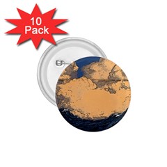 Wave Aesthetic Ocean Retro Sea Vintage 1 75  Buttons (10 Pack)