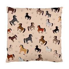 Horses For Courses Pattern Standard Cushion Case (two Sides) by Ket1n9