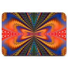 Casanova Abstract Art-colors Cool Druffix Flower Freaky Trippy Large Doormat by Ket1n9