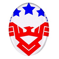 Eagle Star Oval Glass Fridge Magnet (4 Pack) by Bedest