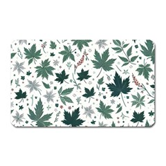 Leaves Nature Bloom Magnet (rectangular) by Bedest
