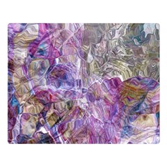 Abstract Pebbles Two Sides Premium Plush Fleece Blanket (large) by kaleidomarblingart