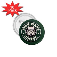Stormtrooper Coffee 1 75  Buttons (10 Pack)