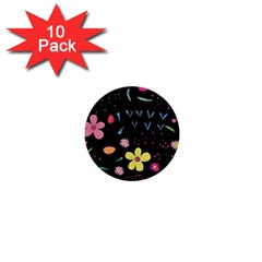 Beautiful Flower Plants Aesthetic Secret Garden 1  Mini Buttons (10 Pack)  by Grandong
