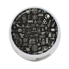 Doodle Art Chemistry Art 4-port Usb Hub (two Sides) by Cemarart