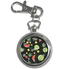 Watermelon Doodle Pattern Key Chain Watches