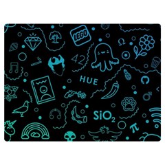 Cartoon, Skull, Dark, Dead Premium Plush Fleece Blanket (extra Small)