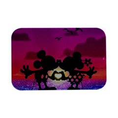 Mickey And Minnie, Mouse, Disney, Cartoon, Love Open Lid Metal Box (silver)  