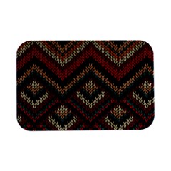 Fabric Abstract Pattern Fabric Textures, Geometric Open Lid Metal Box (silver)  