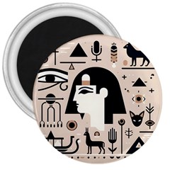 Egypt Pyramid Nature Desert 3  Magnets