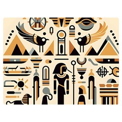 Egypt Pyramids Nature Desert Two Sides Premium Plush Fleece Blanket (extra Small)