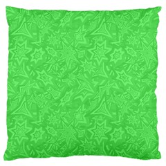 Green-2 Large Premium Plush Fleece Cushion Case (one Side)