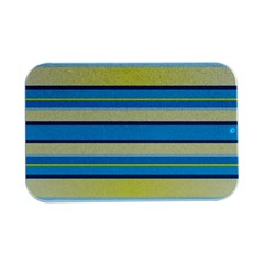 Stripes-3 Open Lid Metal Box (silver)  