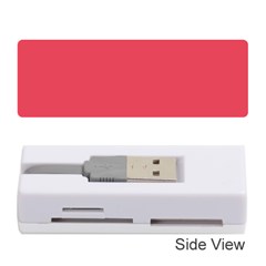 Pink, Color, Background, Monochromic, Minimalism Memory Card Reader (stick)