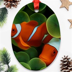 Fish Oval Ornament (two Sides)