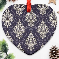 Vintage Texture, Floral Retro Background, Patterns, Ornament (heart)
