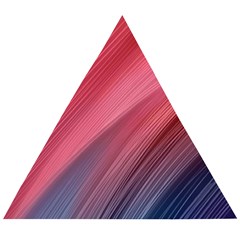 Abstract, Lines Wooden Puzzle Triangle