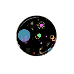 Colartive, Aesthetic, Amoled, Black, Colorful, Desenho Hat Clip Ball Marker (10 Pack)