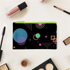 Colartive, Aesthetic, Amoled, Black, Colorful, Desenho Cosmetic Bag (xs)