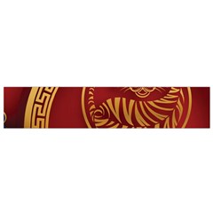 Holiday, Chinese New Year, Year Of The Tiger Small Premium Plush Fleece Scarf