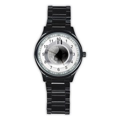 Washing Machines Home Electronic Stainless Steel Round Watch by Proyonanggan