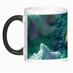 Mountain Wolf Tree Nature Moon Morph Mug by Cemarart